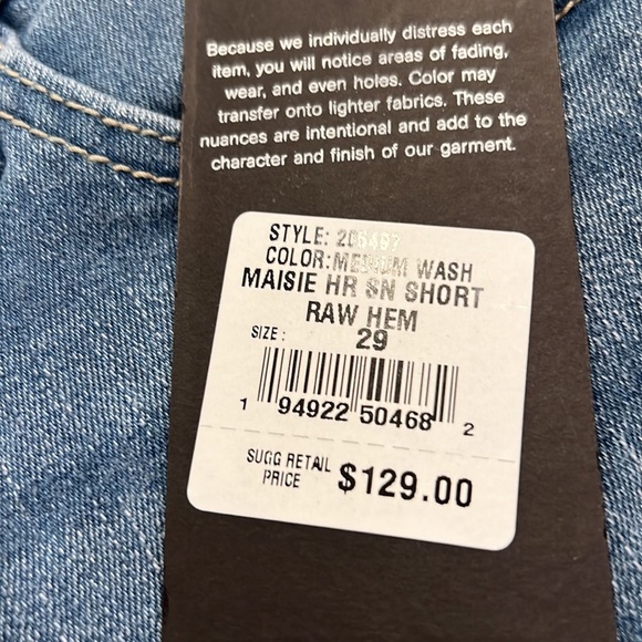 TRUE RELIGION MAISIE SHORTS NWT - Picture 11 of 11